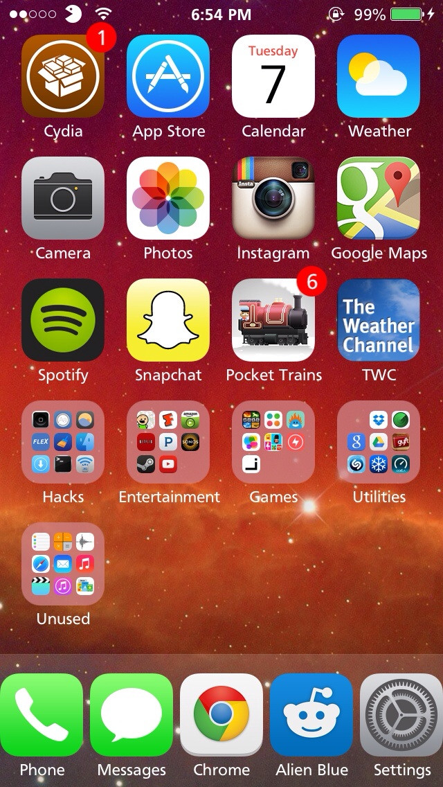 640x1136 Five Icon Dock For Devices, Free! Repo In Comments Jailbreak