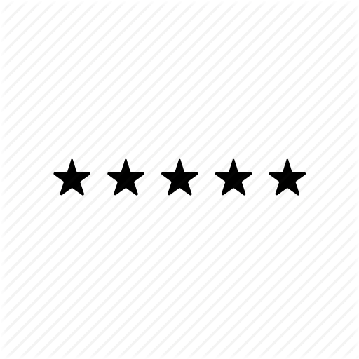 512x512 Five, Rating, Star, Star Rating Icon