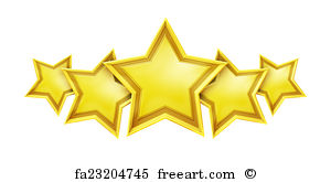 300x165 Free Art Print Of Five Star Rating Hand Putting Check Mark