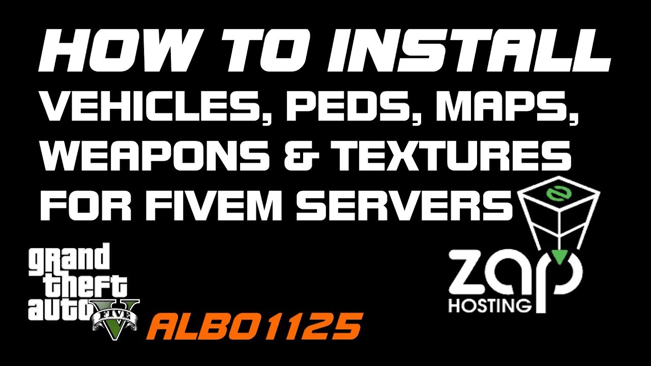 1280x720 How To Install Fivem Server Vehicles, Peds, Weapons, Maps