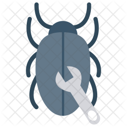 256x256 Fix Bug Icon Of Flat Style