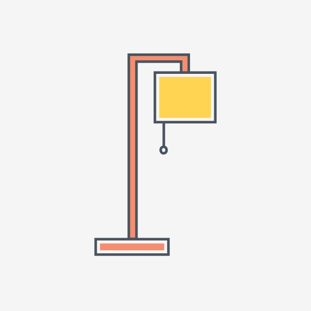 640x640 Illuminated Fixture Icon Free Illustration, Yellow Lamps Icon