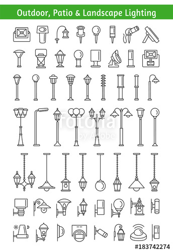 344x500 Outdoor, Patio Landscape Lighting Exterior Light Fixtures Line