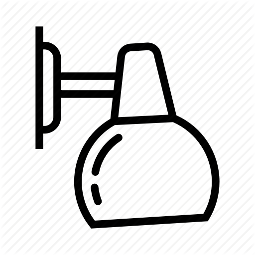 512x512 Chandelier, Fixtures, Floor L L Sconce Icon