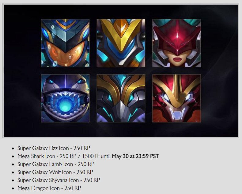 790x631 Moobeat On Twitter Six New Summoner Icons Also Available