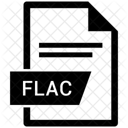 256x256 Flac Icon Of Glyph Style
