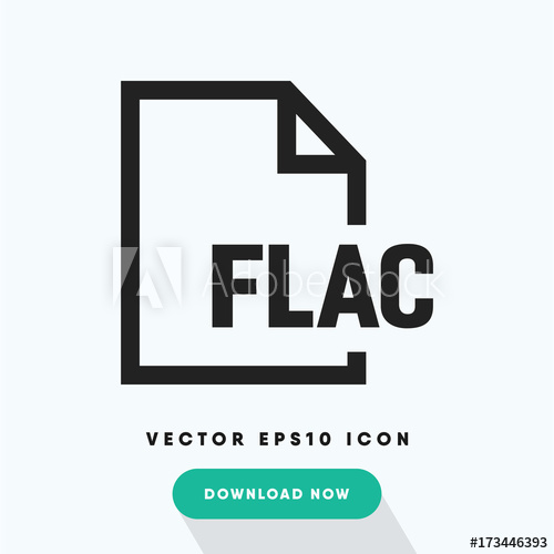 500x500 Flac Vector Icon