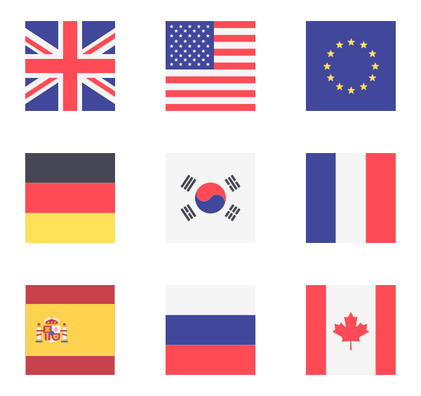 600x564 Flags Icon Style Square