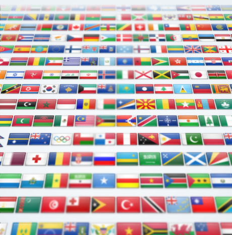 460x466 Flag Icon Set