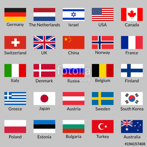 Flag Icon Set National Flags Of Usa, Uk, Holland, Germany, Italy 500x500 Flag Icon Set National Flags Of Usa, Uk, Holland, Germany, Italy