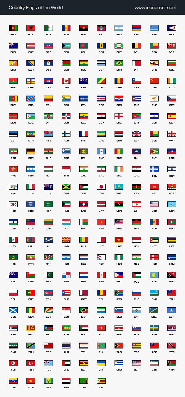 Free Download World Flag Icons 630x1350 Free Download World Flag Icons