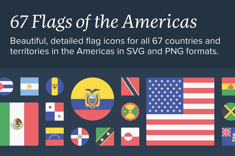 The Flags Of The Americas Icon Set 940x625 The Flags Of The Americas Icon Set