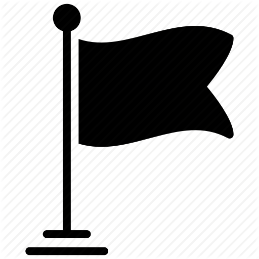 512x512 Ensign, Flag, Flag Pole, Fluttering Flag, Location Flag Icon