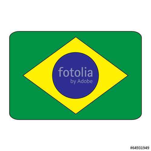 500x500 Brasilien Flagge Icon Stock Image And Royalty Free Vector