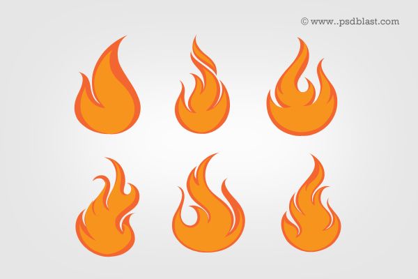 600x400 Fire Flame Icon Set Made In Photoshop High Resolution