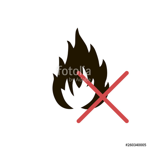 500x500 Flammable Icon Logo Stock Image And Royalty Free Vector