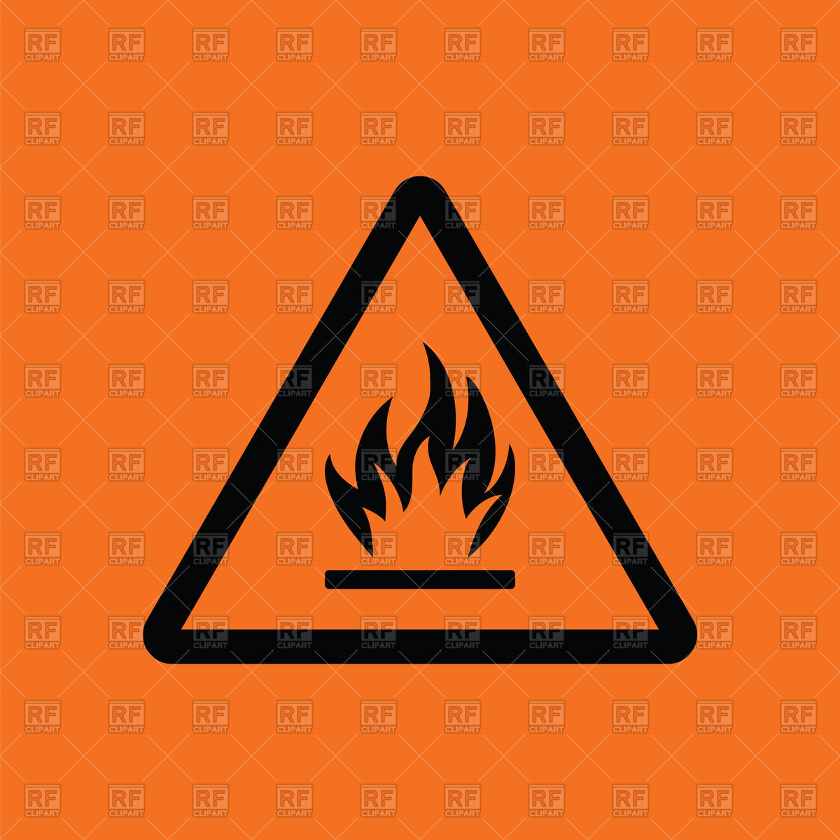 1200x1200 Flammable Icon Vector Image Of Signs, Symbols, Maps Angelp