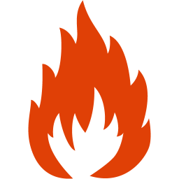 256x256 Soylent Red Flammable Icon