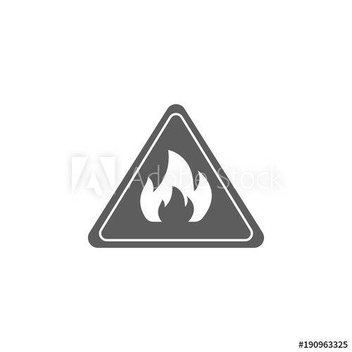 500x500 The Sign Is Flammable Icon Element Of Oil And Gas Icon Premium