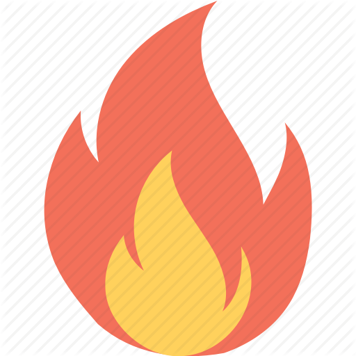 512x512 Danger, Fire, Fire Warning, Flame, Flammable Icon