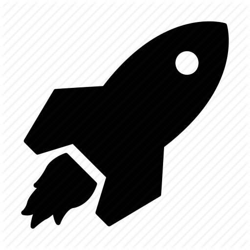 512x512 Flare, Rocket Icon