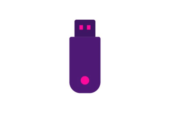 580x386 Flash Drive Icon Graphic
