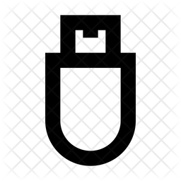 256x256 Flash Drive Icon Of Line Style