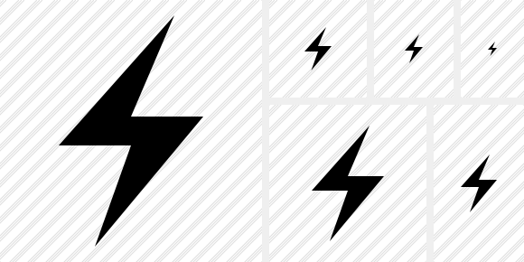 580x290 Flash Icon Symbol Black Professional Stock Icon And Free Sets