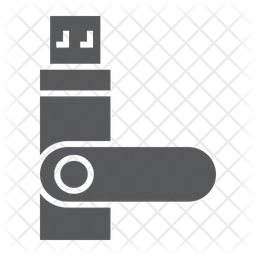 256x256 Usb Flash Icon Of Glyph Style