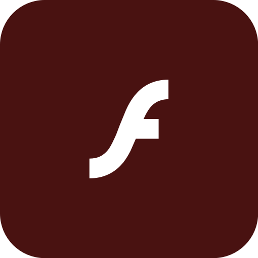 512x512 Adobe, Flash, Flashplayer, Rounded Icon