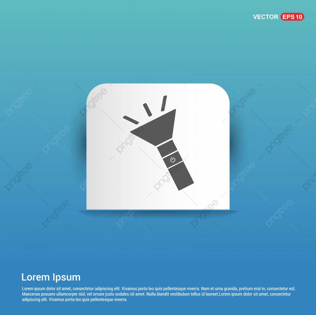 1200x1199 Electric Flashlight Icon Blue Sticker Button, App, Application