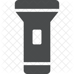 256x256 Flashlight Icon Of Glyph Style