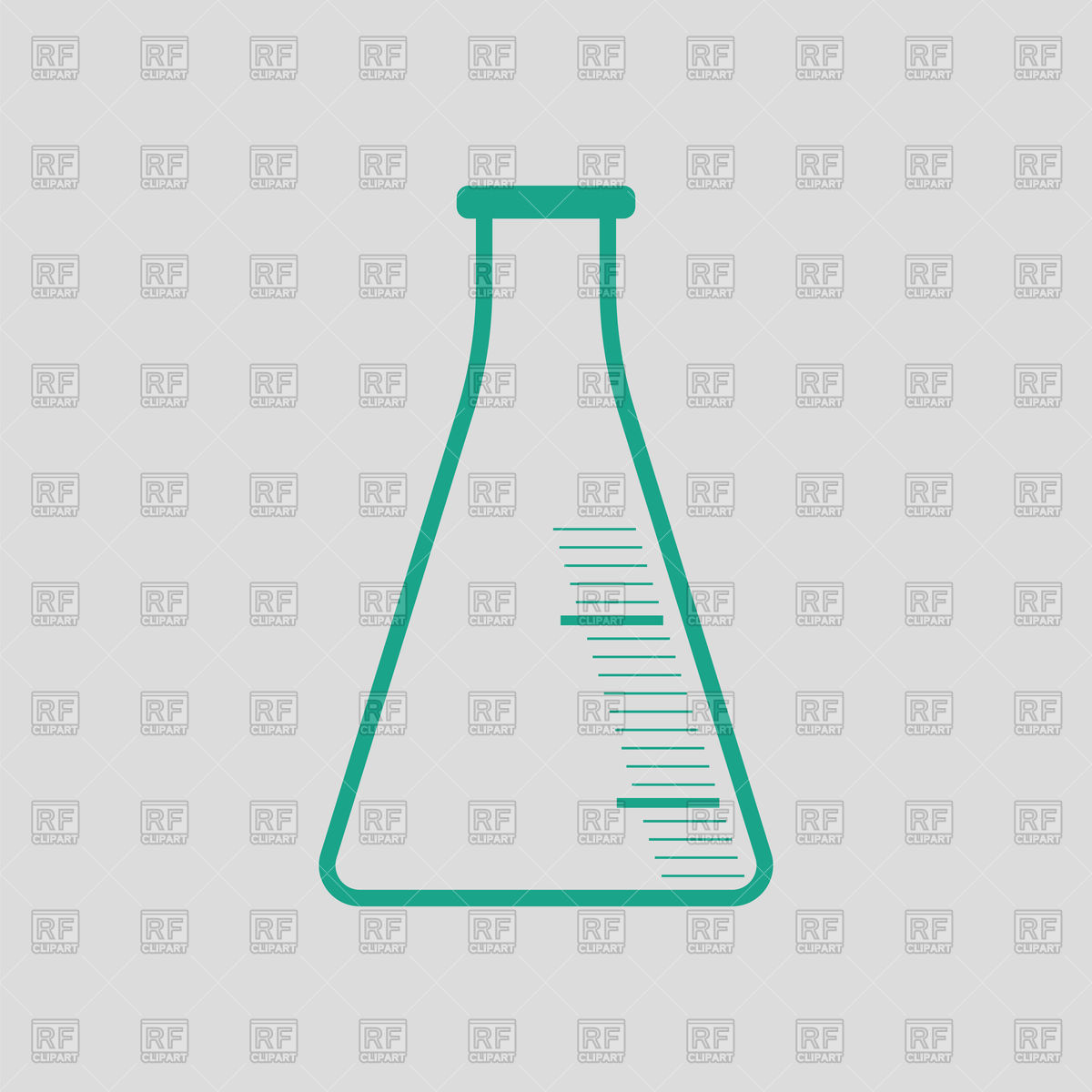 1200x1200 Icon Of Chemistry Cone Flask Vector Image Of Signs, Symbols, Maps