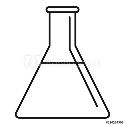 500x500 Petrol Flask Icon Outline Petrol Flask Vector Icon For Web Design