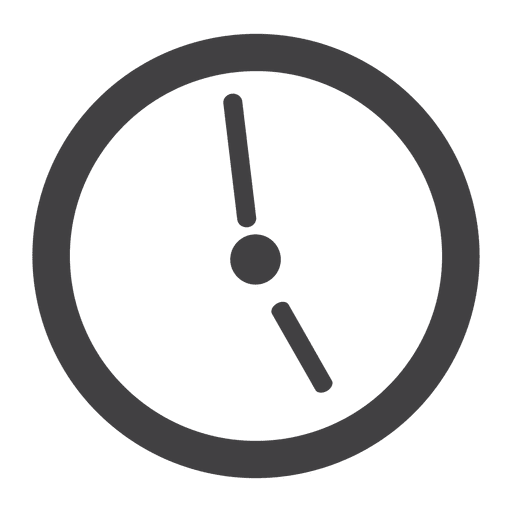 512x512 Flat Clock Icon