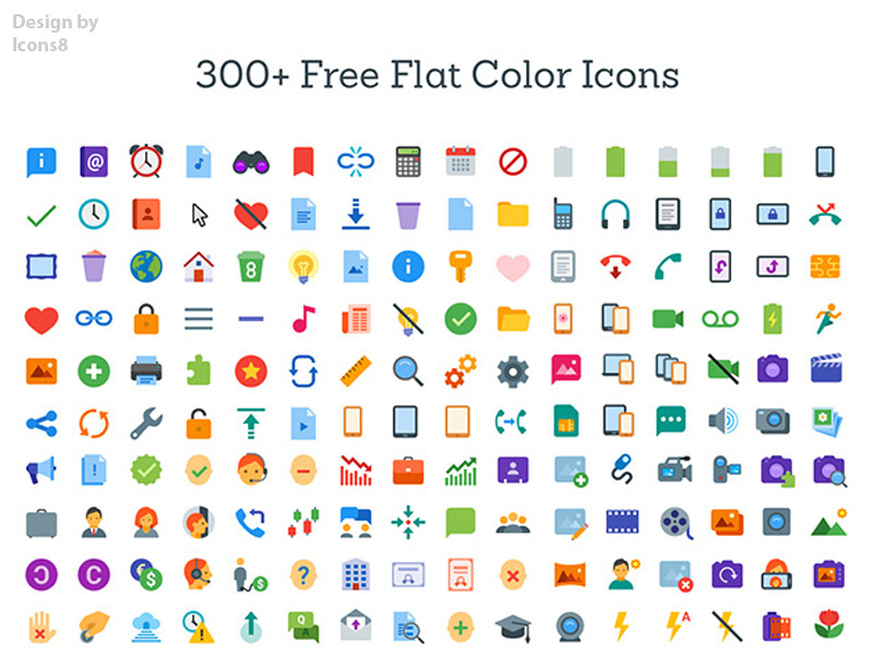 800x600 Download Free Flat Color Icons