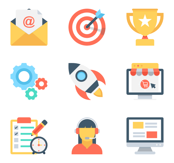 600x564 Flat Color Icon Style Flat