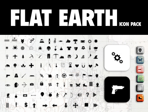 516x389 Flat Earth Icon Pack