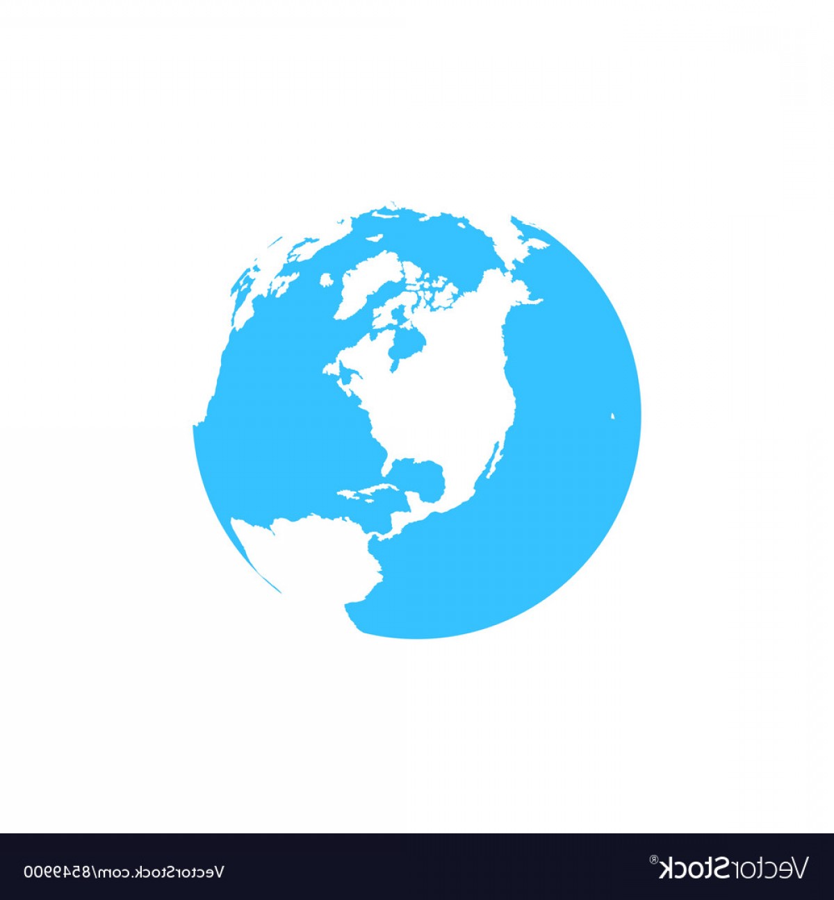 1200x1296 Flat Simple Blue Earth Icon Isolated On White Vector Soidergi