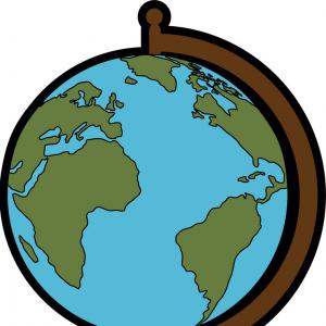 300x300 Photostock Vector Flat Earth Globe Vector Icons Set Planet Map