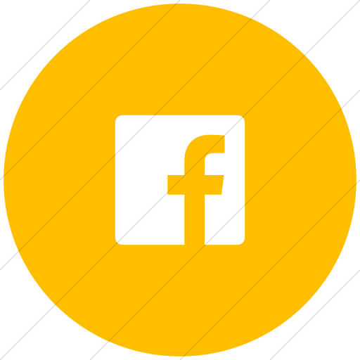 512x512 Iconsetc Flat Circle White On Yellow Foundation Social