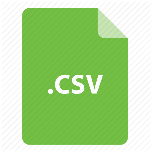 512x512 Csv, File, Extension, Format, Type Icon