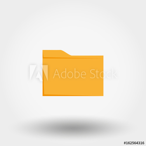 500x500 Flat Folder Icon