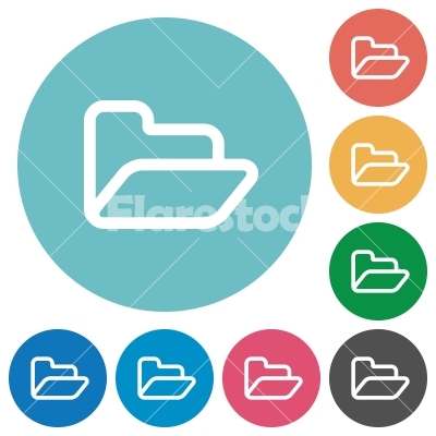 400x400 Flat Folder Icons