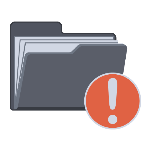 512x512 Notification Folder Icon Flat Folder Iconset Pelfusion