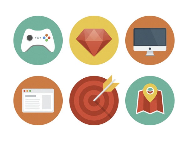 600x450 Beautiful Examples Of Flat Icons Design