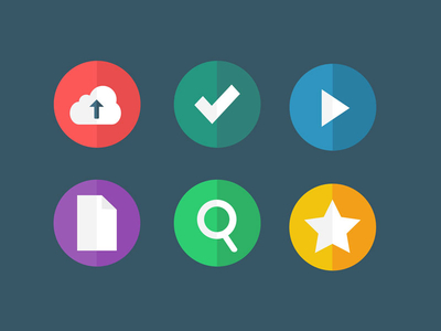 400x300 Flat Icons Kit Part Sketch Freebie