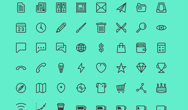 600x350 High Quality Free Flat Icon Sets