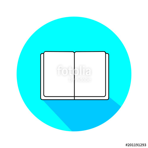 500x500 Open Book Flat Icon Stock Image And Royalty Free Vector