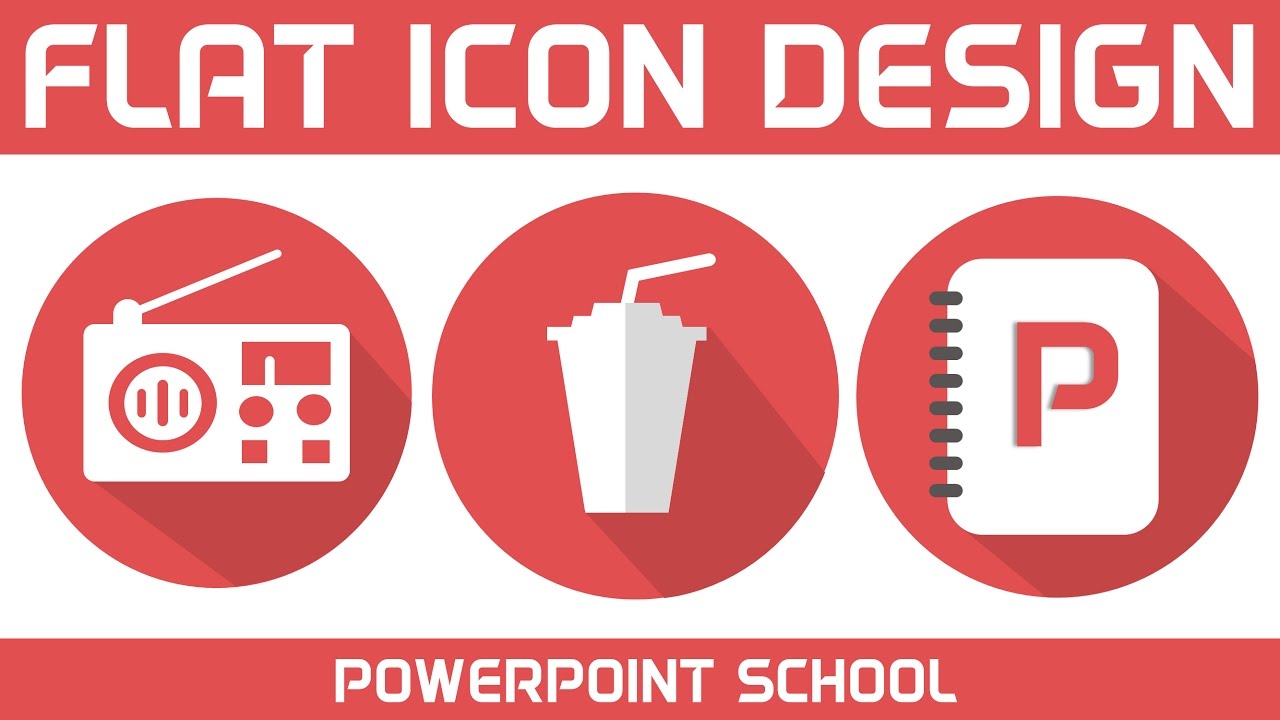 1280x720 Powerpoint Flat Icons Making Speedart Tutorial